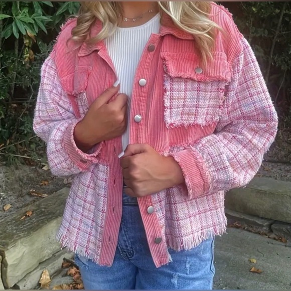 Jackets & Blazers - 🩷 BOUTIQUE BRAND Super Cute Sweetheart Shacket - NWOT